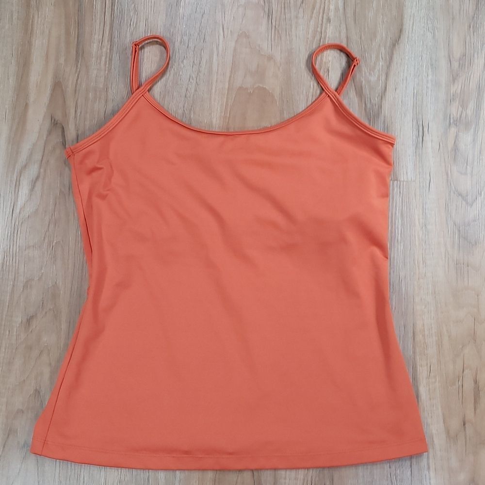🔺️Fashion Bug Rust Adjustable Strap Tanktop w/Bra Insert